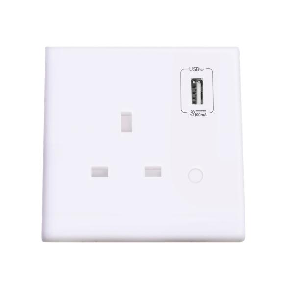 Buy Tuya With Electricity Monitoring Function Wall Plugs Sockets Zigbee at wholesale prices