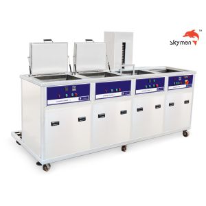 4 Tanks Ultrasonic Cleaning Tank 77L Tank Volume 28/40KHz