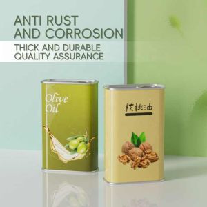 Food Grade Round Extra Virgin Oil Tin Can Cooking Oil Packaging Tin