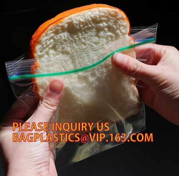 Color box packing 50 count custom LDPE clear reclosable plastic k bag, zipper