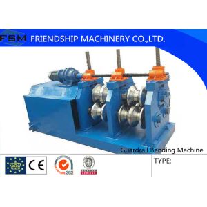 Three waves Guardrail Roll Forming Machine 45 kw Main Motor Power with guardrail