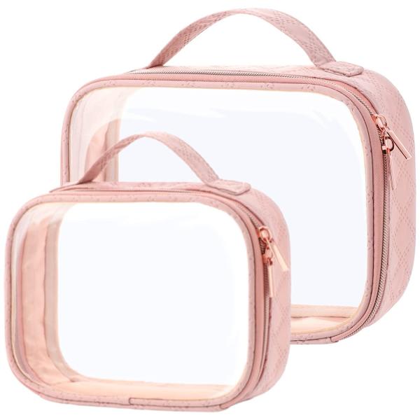 Buy Clear Makeup Bags Waterproof Toiletry Bag with Handle Large Clear Toiletry Bags at wholesale prices
