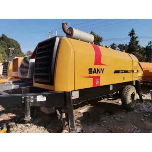 China Diesel Used Concrete Trailer Pump Sany HBT8018C 180kw Rated Power on sale
