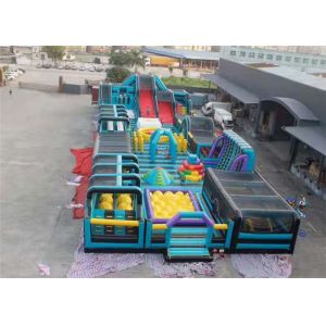 Giant Outdoor Inflatable Playground Equipment Economical Interactive Game