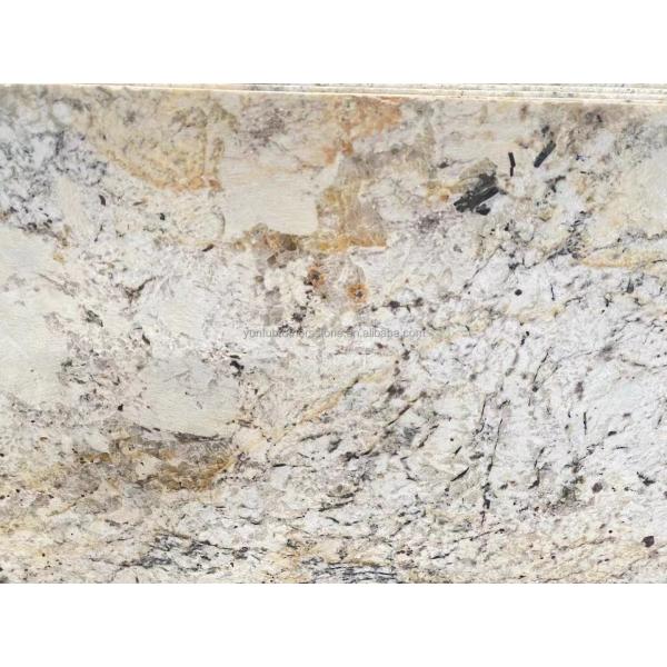 Luxury Gold Granite Stone Big Slabs Honed Polished for Villa Staircase Graphic Design