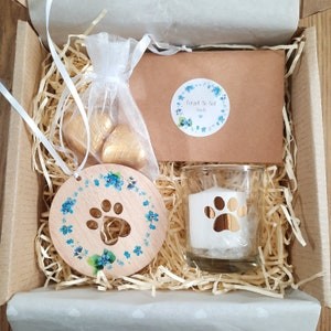 Comfort Bereavement Pet Gift Boxes 6.5"x6.5"x2.5" Forget Me Not