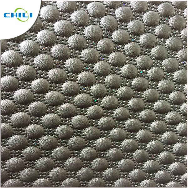 Buy Decorative Quilted Leather Fabric Foam Backing For Auto Headliner Headboard at wholesale prices