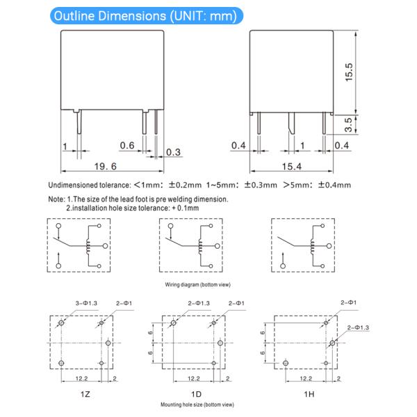 PCB Mini Electromagnetic Rele T73 Power 10A 10amp 1 Co Dc 5V 12V 24 24V 24vdc 4 Pin 5pines 5 Pines
