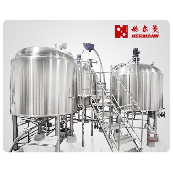 PLC Control Large Scale Brewery Equipment 7kL Output / Brew For Brew Pub