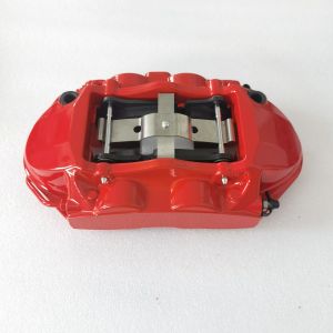 Cast Iron Grooved Car Brake Disc Kit Caliper GT4 4 Pot 28mm Thick