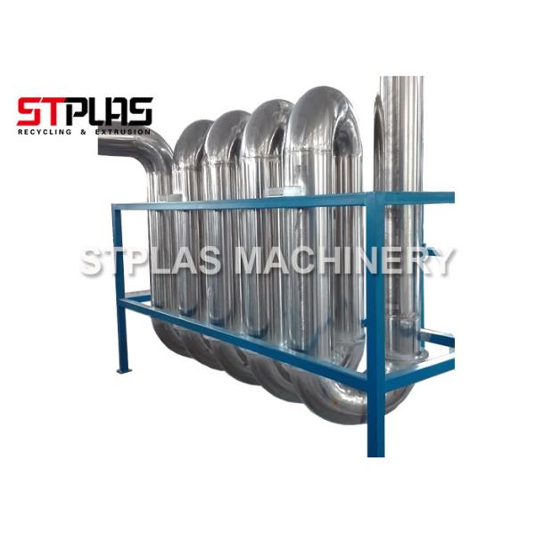 Buy High Capacity Plastic Washing Line Pipe Dryer System For Drying Plastic Flakes at wholesale prices