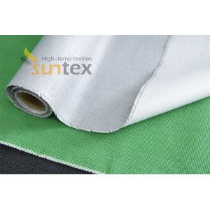 Quality Fireproof &amp; Waterproof High-temperature silicone coated glass fabric provides greater abrasion resistance for sale