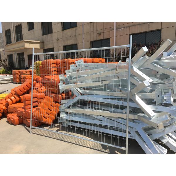 Construction Fencing System 1.8m*2.4m mesh 60mm*150mm*4.00mm Tubing 32mm*2.0mm AS/NZS/ATSM standard