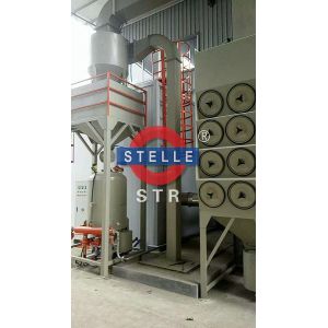 Screw Sandblasting Process Room / Abrasive Blast Room Volatge Customized