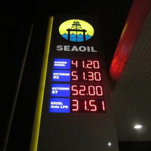 SUS Illuminated Parking Custom Pylon Signs For Companies