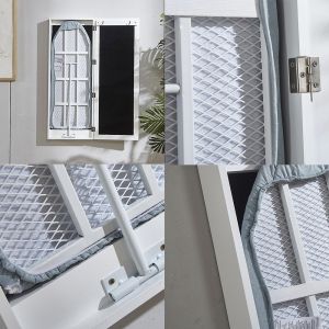 Multifunctional 8KG Full Length Mirrored Wall Mounted Ironing Cabinet