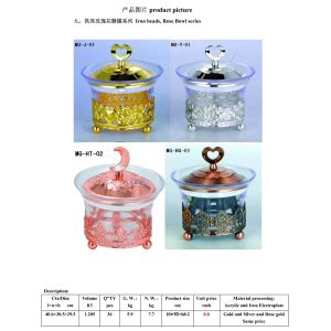 T2-Arabia Exquisite silver-plated Louhua Roses Sugar bowl