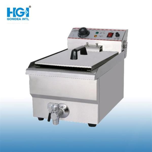 Commercial Stainless Steel Deep Fryer Countertop 3250W 8L