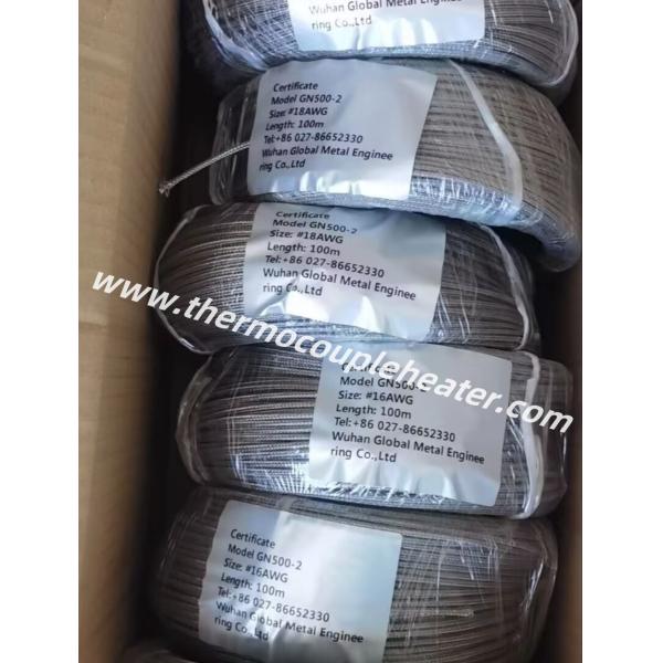 High Temperature Resistant Cable Fiberglass And Mica Insulation Steel Mesh