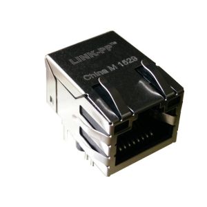 6605814-1 RJ45 Modular Jack , 10Pin Shielded with Leds LPJG16314A28NL