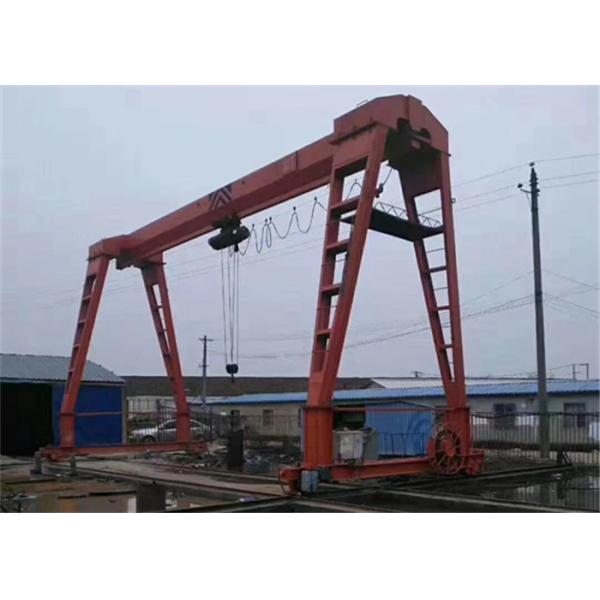 Buy Long Travelling Electric Single Beam Gantry Crane with Cable Drum at wholesale prices