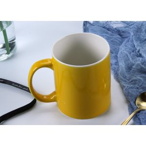 Sublimation 330ml 11OZ Ceramic Mug Cup In Red Yellow Black