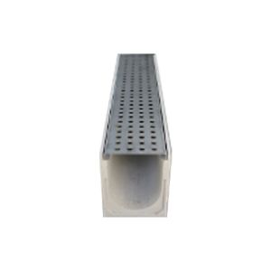 ODM Polymer Concrete Drainage Channel 200MM Width With Steel Grating