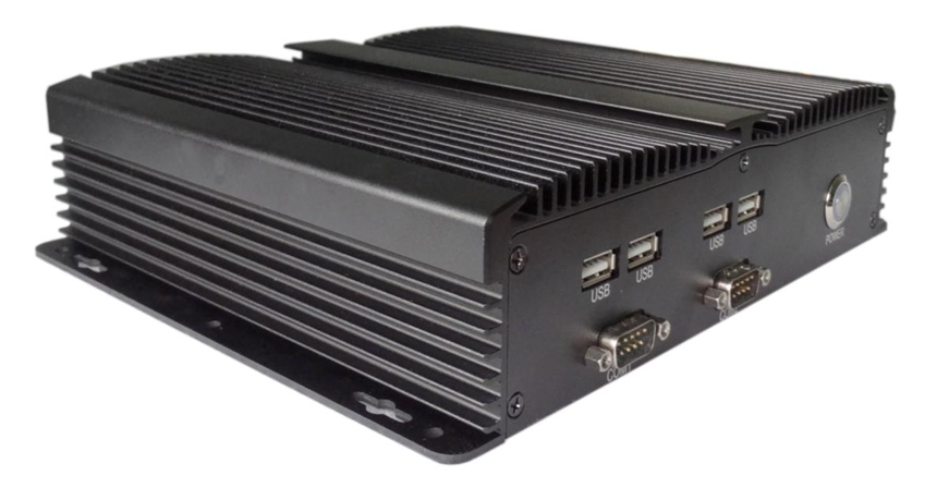 Quality All-Aluminum Industrial Fanless Box PC, Supporting Soldered Onboard Intel i3/i5/i7 All Generations U&amp;Intel Celeron J series CPU, 2×LAN,6× COM(RS232 for sale