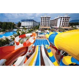 Outdoor Water Amusement Park Adults Water Pool Fiberglass Slide