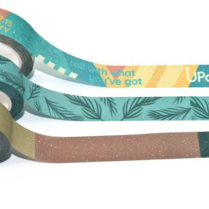 Custom Printed Tearable Stationery Scrapbooking Glitter Washi Tape