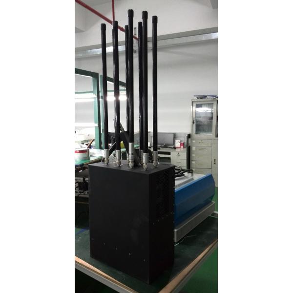 8 Bands High Power Backpack Bomb Jammer , Manpack Portable Jammer 1200 Watt