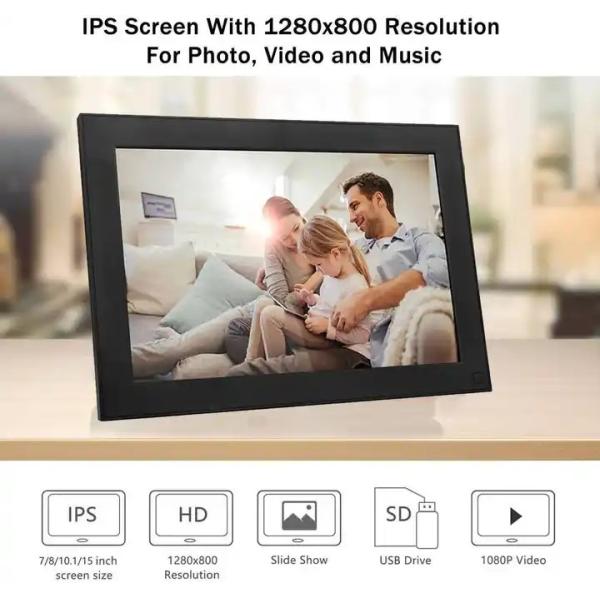 Buy 12 Inch 1280x800 Electronic Photo Album Digital Photo at wholesale prices