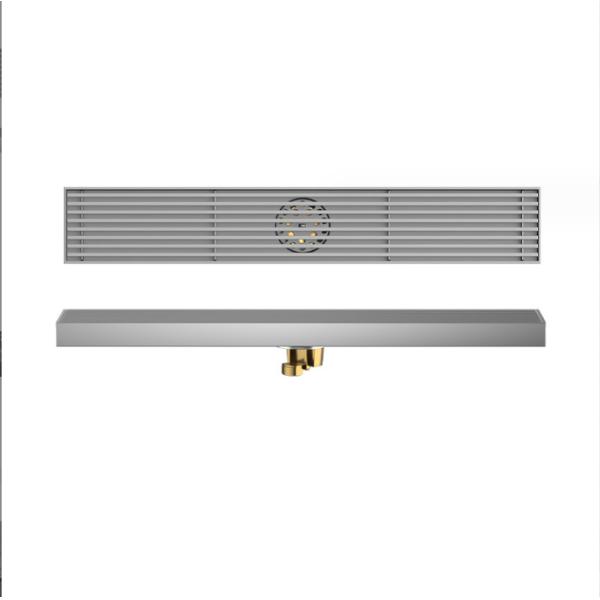 Stainless Steel Linear Floor Drain for Bathroom Shower Anti-Odor and Easy to Clean