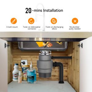 Kitchen Food Waste Disposer Household Sink Garbage Disposal Waste Disposal