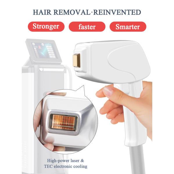 Triple Wavelength Laser Hair Removal With Skin Type Recognition And Cooling Fans