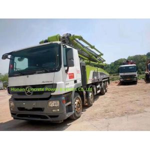 Actros 4141 Chassis Zoomlion 56 Meter Concrete Pump Truck with 44000kgs Load
