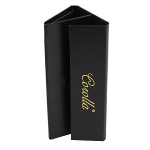 Collapsible Black Cardboard Triangle Box For Sunglass Shipping