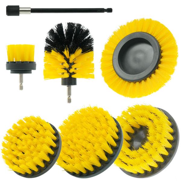 4inch Electric Drill Cleaning Brush Set Soft Bristle Drill Brush For Floor Toilet