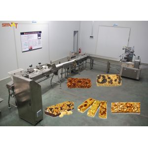 SS 2.2kw Cereal Granola Blueberry Bar Making Machine