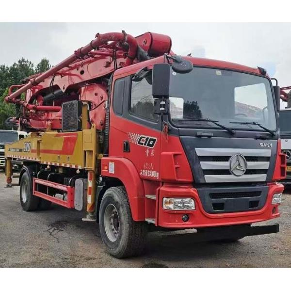 Buy Vibrating Amplitude 2.6mm 2021 Sy 39m Concrete Mixer Truck Pump 95% Near Condition at wholesale prices