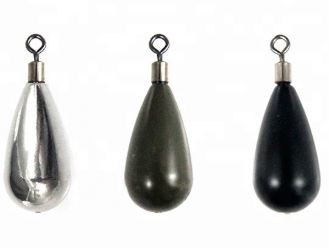 Customized 3/64 oz Tungsten Fishing Sinker Skinny Tear Drop Shot