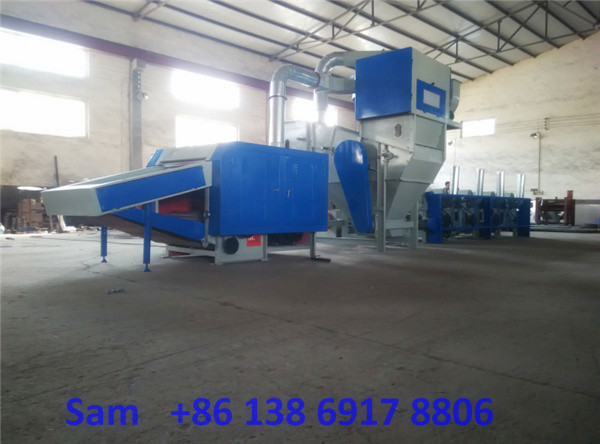Carpet waste recycling machine Nylon Polyester Polypropylene material for