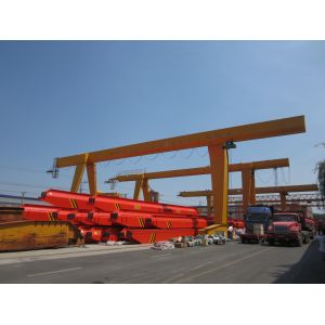 Q235B MH Single Beam Gantry Crane 10T Electric Hoist Schneider Electrics