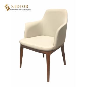 ODM PU Leather Low Back Upholstered Dining Chairs