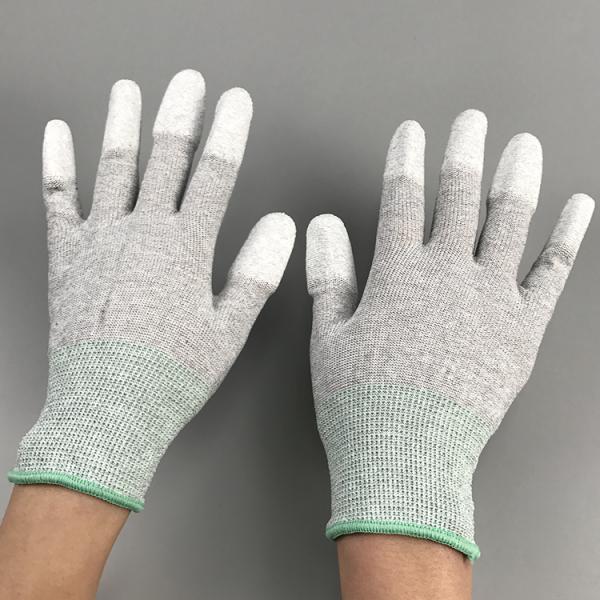 Breathable Palm Coated Gloves , ESD Disposable Gloves With Great Flexibility