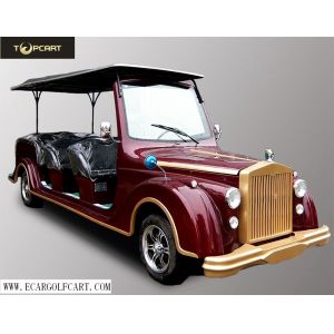 China 48V 8 Seater Electric Classic Car With Aluminum Chassis For Sightseeing on sale