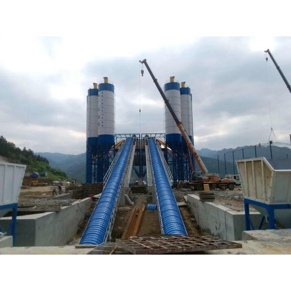 HZS60 Electric Concrete Mixing Plant with Core Motor Components for ≤60m3/h