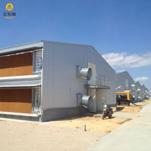 Galvanized Steel Structure Poultry House for 20 Chickens