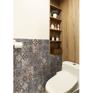 Building Floral Pattern 300 X 300mm Bathroom Ceramic Tile