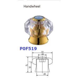 Metered Plastic Basin Tap Faucet In White & Chrome